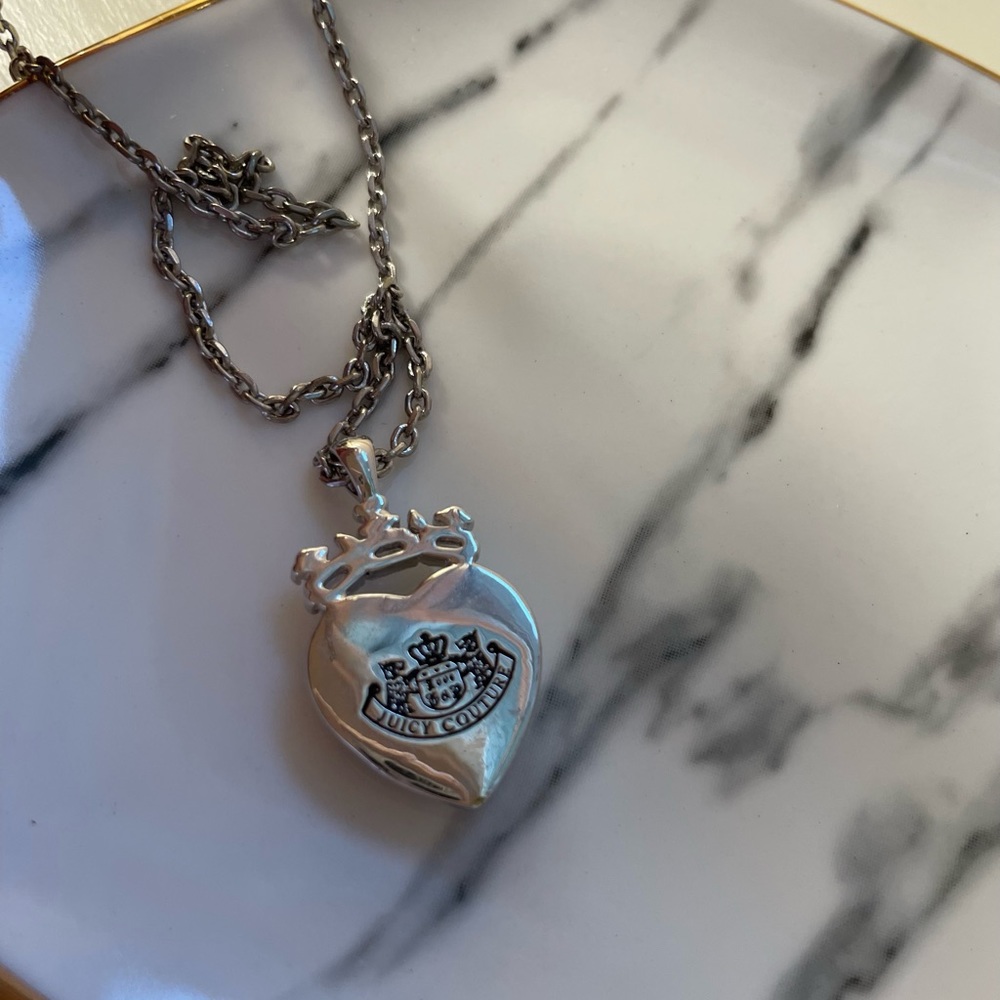 Juicy Couture Silver Necklace 16-18”